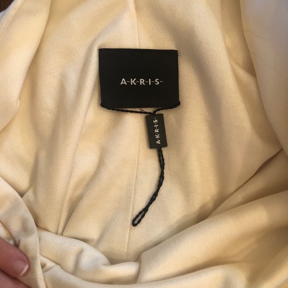 Akris Dress 100% Silk VBack Size 8 - Picture 5 of 8